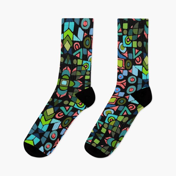 Item preview, Aztec grid olives designed and sold by bekki smith.