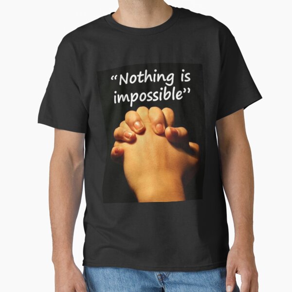 Vista previa del artículo con la obra «Nada es imposible», diseñado y vendido por KnJ-Hangers.