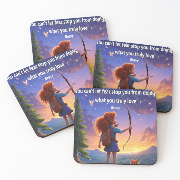 Item preview, Inspirational Kids Quote - "You Can't Let Fear Stop You From Loving" - Digital Art for Kids, High Quality PNG designed and sold by EdicionesJML.