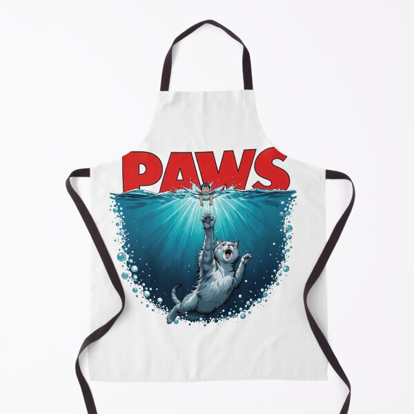 Item preview, Paws Cat Attack Parody - Funny Movie-Inspired Design designed and sold by latelierdechris.