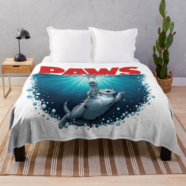 Item preview, Paws Cat Attack Parody - Funny Movie-Inspired Design designed and sold by latelierdechris.