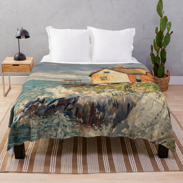 Item preview, Claude Monet Fisherman's Cottage painting designed and sold by Tamas Das.