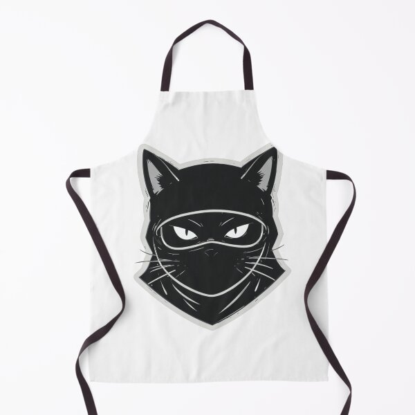 Item preview, Ninja Cat Mask - Stealthy Feline Artwork designed and sold by latelierdechris.