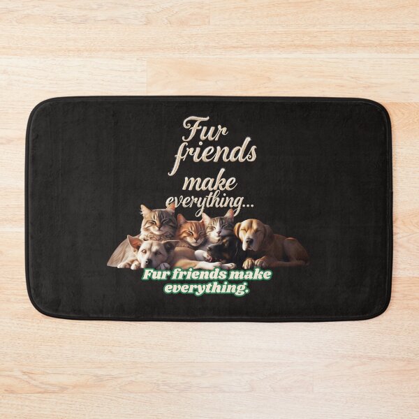 Item preview, FUR FRIENDS MAKE EVERYTHING BETTER - Adorable & Trendy T-Shirt for Animal Lovers designed and sold by Mikel-empire.