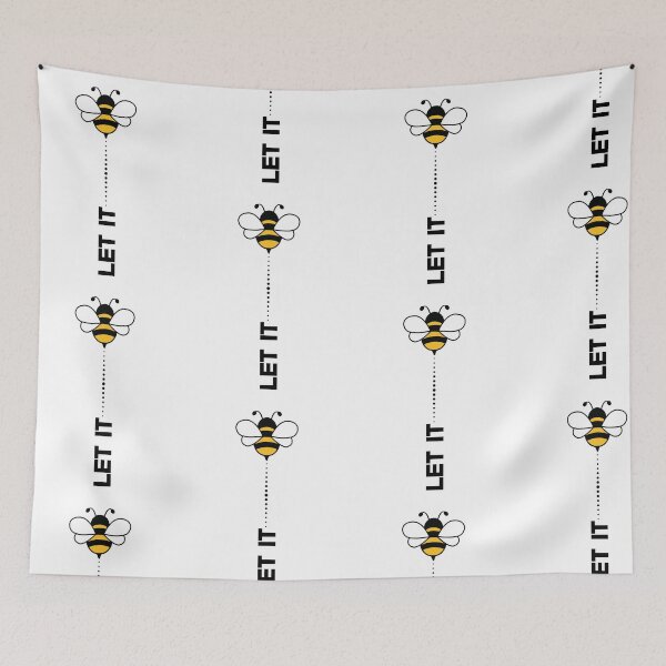 Item preview, Let It Bee - Fun Bee Design with Vertical Text designed and sold by SimpleUla.