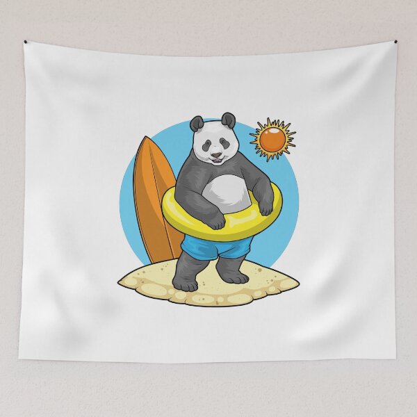 Item preview, Panda Summer Beach designed and sold by Snabdesign84.