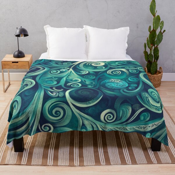 Artikelvorschau, Neuseeland Māori Paua Muster Koru Design 358 entworfen und verkauft von GrinGalore.
