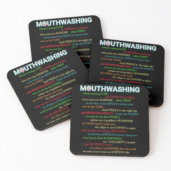 Item preview, Mouthwashing Gaming Quotes Inspired by Anya, Curly, Daisuke, Jimmy, Swansea designed and sold by pkk72.