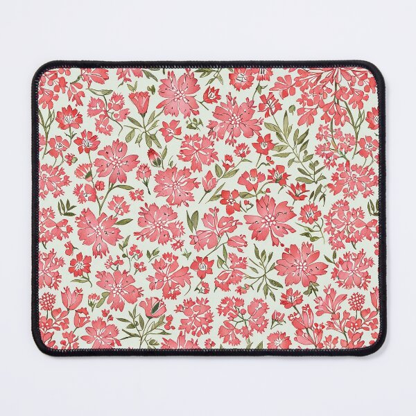 Item preview, Seamless Pink Floral Pattern with Green Leaves designed and sold by CoolPixels.