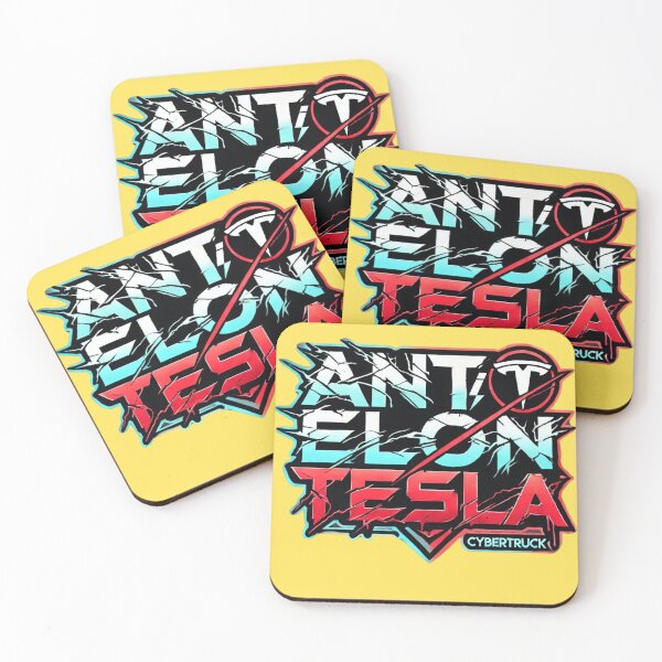 Item preview, anti elon tesla  designed and sold by imagifeel.
