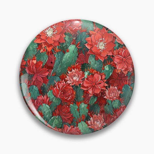 Item preview, Red Torch Cactus Flowers designed and sold by CoolPixels.