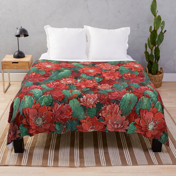 Item preview, Red Torch Cactus Flowers designed and sold by CoolPixels.