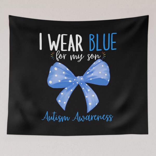 Item preview, I Wear Blue For My Son Autism Awareness  designed and sold by thebest-2studio.