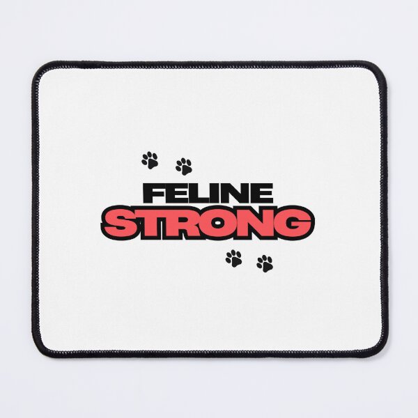 Item preview, Feline Strong - Strong Cat Warrior Design with Paw Prints designed and sold by Liz Pimenta.
