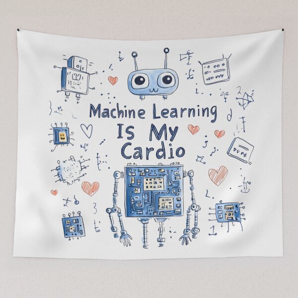 Item preview, Machine Learning Is My Cardio designed and sold by AI-Only Creations.