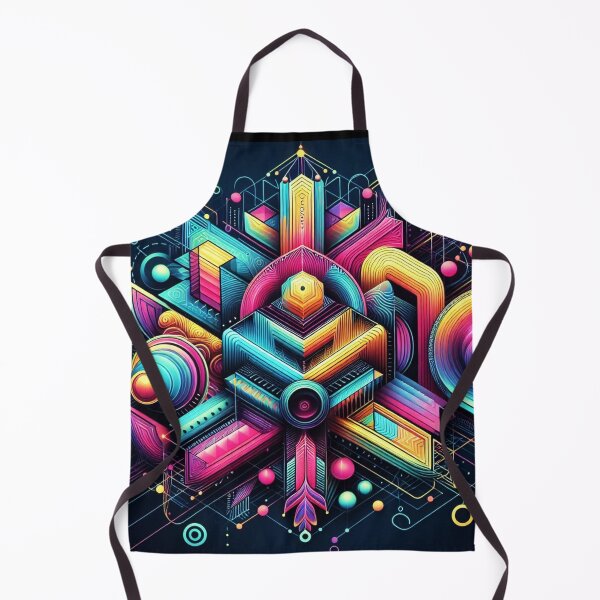 Item preview, neon colors with geometric,decorative patterns designed and sold by Dogandesighn.