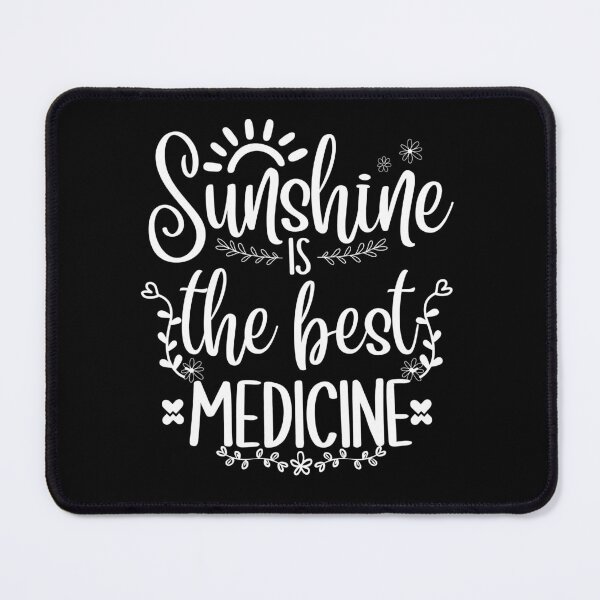 Item preview, Sunshine Is The Best Medicine - Funny Summer Quote designed and sold by thebest-2studio.