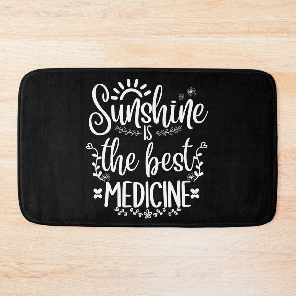 Item preview, Sunshine Is The Best Medicine - Funny Summer Quote designed and sold by thebest-2studio.