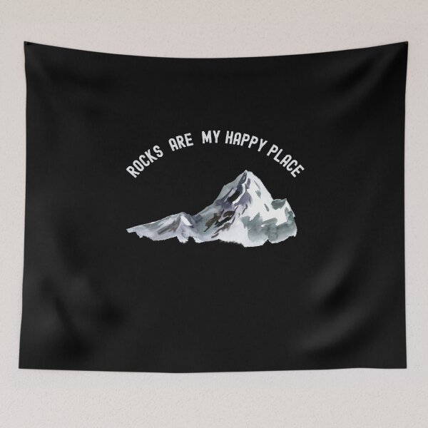 Item preview, Rocks Are My Happy Place Funny T-Shirt designed and sold by EvocatiVerse.