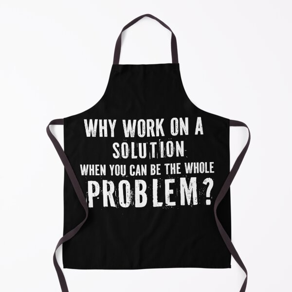 Item preview, BE THE WHOLE PROBLEM! - funny quote typography design  designed and sold by marlenaki.