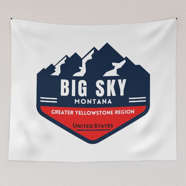 Item preview, Big Sky - Montana - United States  designed and sold by GoodOldVintage.