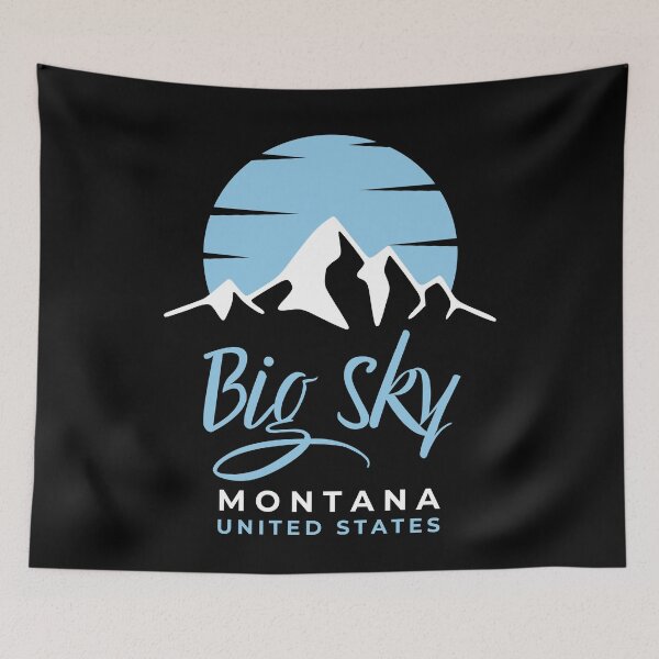 Item preview, Big Sky - Montana - United States  designed and sold by GoodOldVintage.