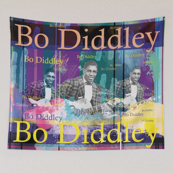 Item preview, Bo Diddley, rock n roll musician designed and sold by Mauswohn.