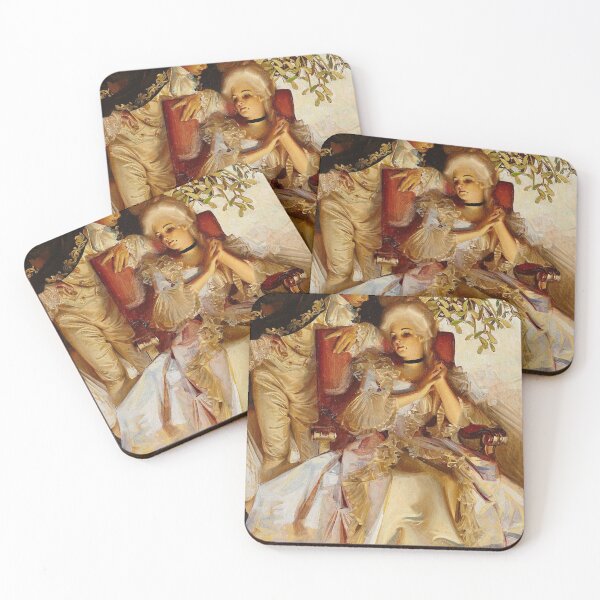 Item preview, Renaissance Lovers vintage painting art designed and sold by Vintage Designs +.