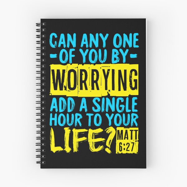 Item preview, Matthew 6:27 Can Worrying Add A Single Hour To Your Life? designed and sold by plushism.