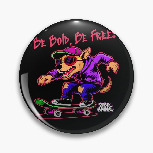 Item preview, Punky Dog: Be Bold, Be Free! designed and sold by Rebel Animal.