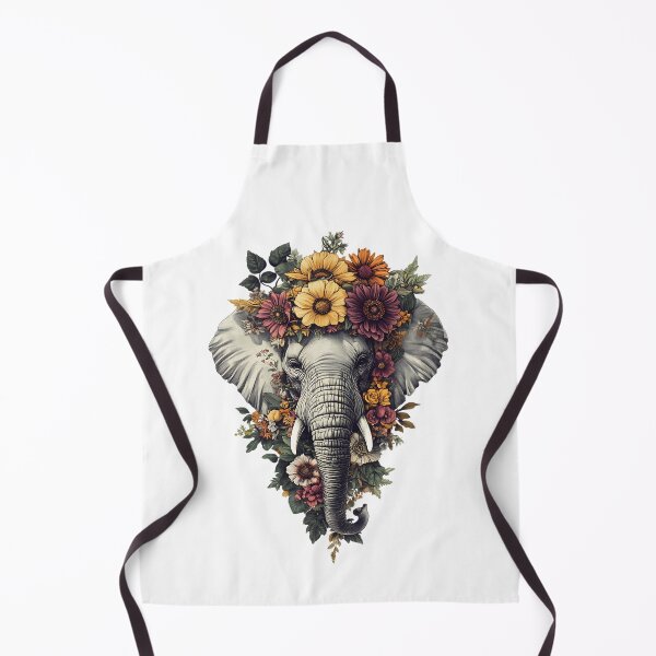 Item preview, Vintage Floral Elephant designed and sold by bapupa.