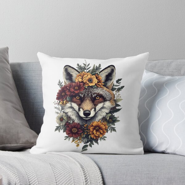 Item preview, Vintage Floral Fox designed and sold by bapupa.