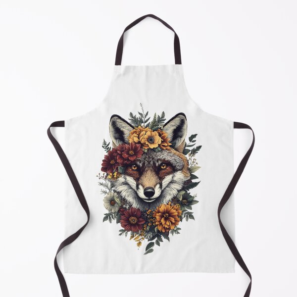 Item preview, Vintage Floral Fox designed and sold by bapupa.