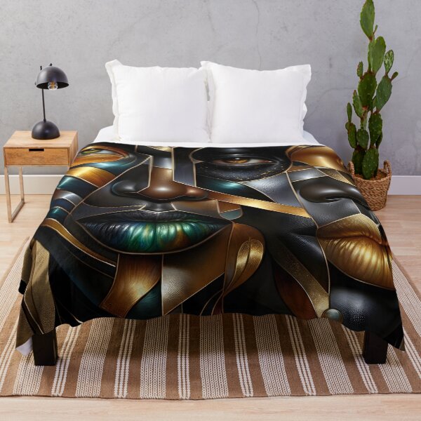Item preview, Futuristic Abstract Art with Metallic Accents designed and sold by houta.