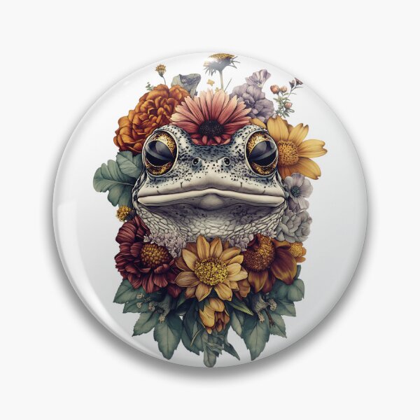 Item preview, Vintage Floral Frog designed and sold by bapupa.