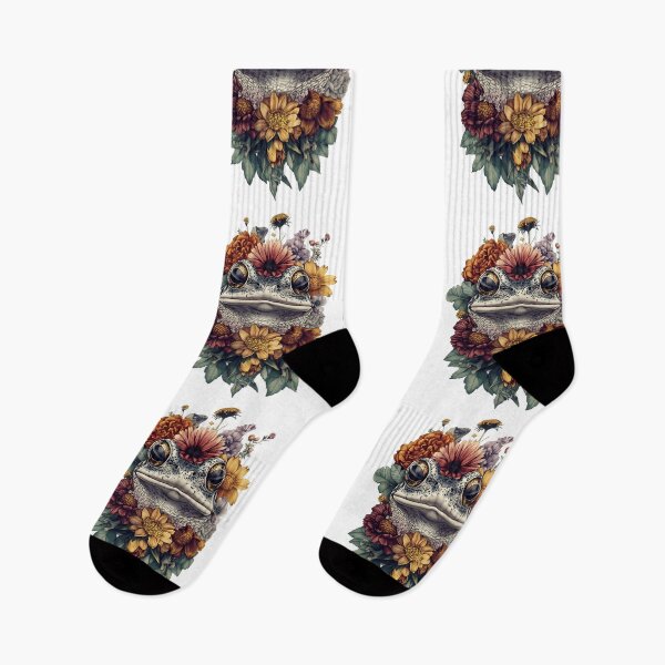 Item preview, Vintage Floral Frog designed and sold by bapupa.