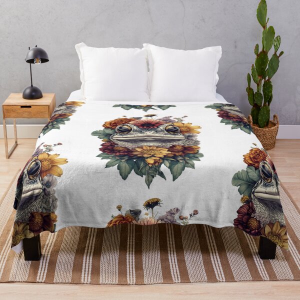 Item preview, Vintage Floral Frog designed and sold by bapupa.