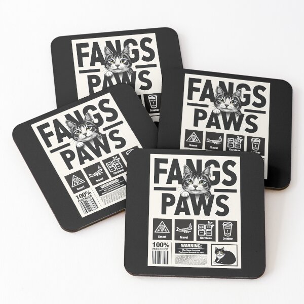 Item preview, Fangs Paws: When Your Cat Writes a Thriller. designed and sold by RtisticArtwork.