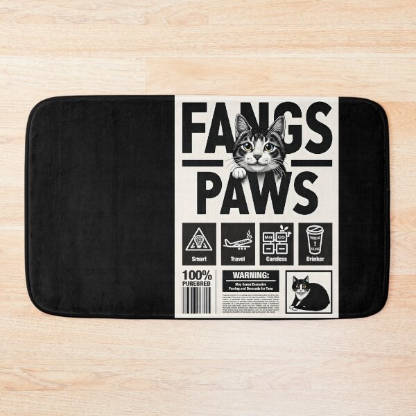 Item preview, Fangs Paws: When Your Cat Writes a Thriller. designed and sold by RtisticArtwork.
