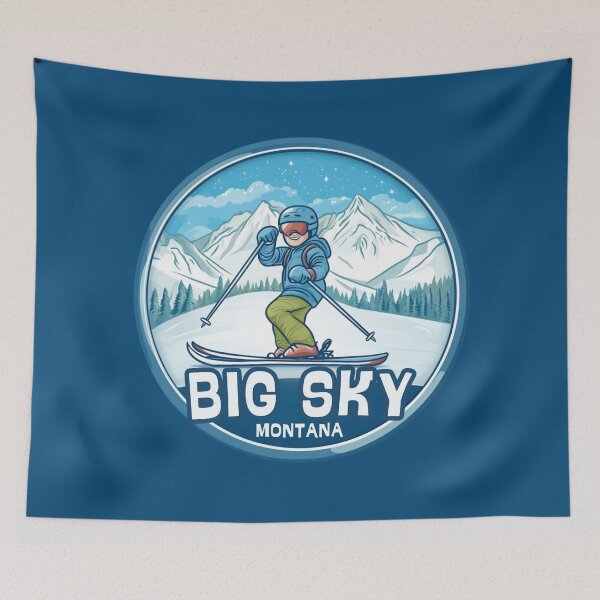 Item preview, Big Sky - Montana - United States  designed and sold by GoodOldVintage.