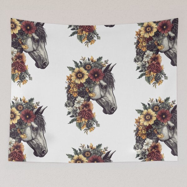 Item preview, Vintage Floral Horse designed and sold by bapupa.