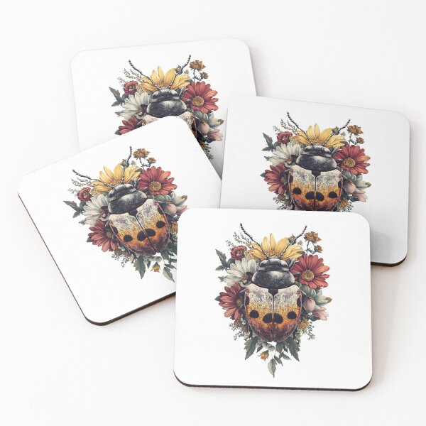 Item preview, Vintage Floral Ladybug designed and sold by bapupa.