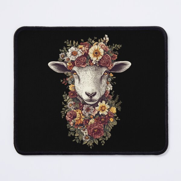 Item preview, Vintage Floral Lamb designed and sold by bapupa.