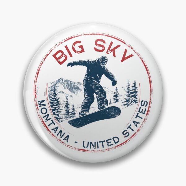 Item preview, Big Sky - Montana - United States  designed and sold by GoodOldVintage.
