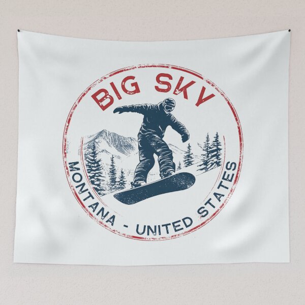Item preview, Big Sky - Montana - United States  designed and sold by GoodOldVintage.