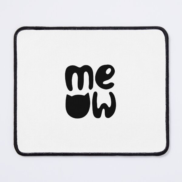 Item preview, MEOW - Cat Typography FIP Support Design designed and sold by Liz Pimenta.