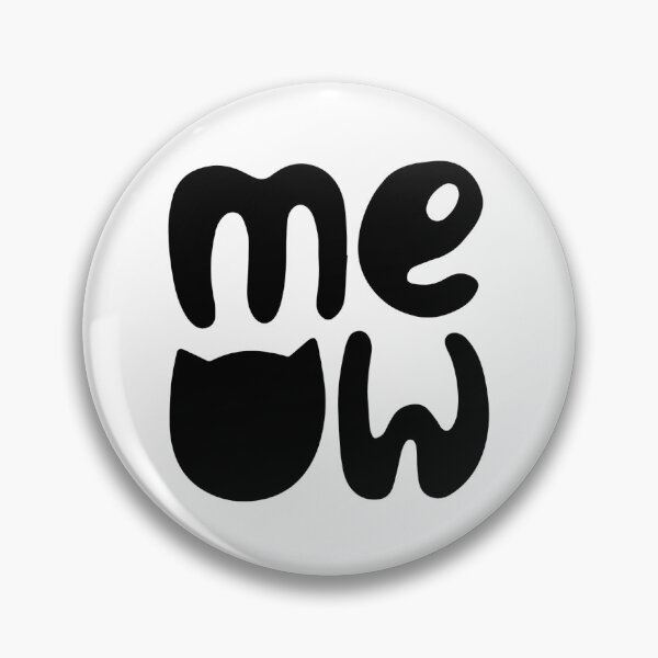 Item preview, MEOW - Cat Typography FIP Support Design designed and sold by Liz Pimenta.
