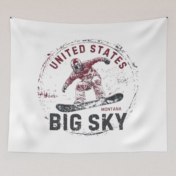 Item preview, Big Sky - Montana - United States  designed and sold by GoodOldVintage.