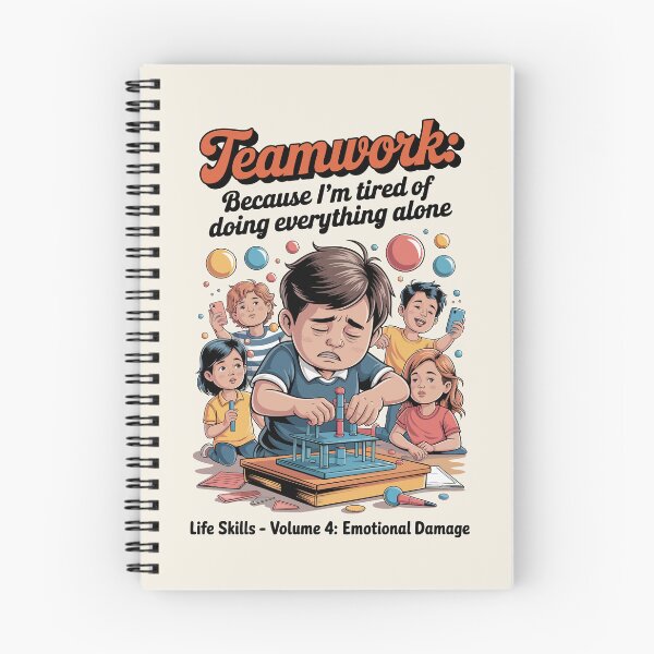 Item preview, Teamwork Is Tiring – Funny Emotional Damage School Humor Design	 designed and sold by Tatiana Kucher.