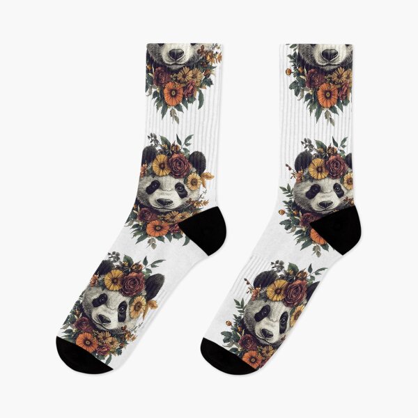 Item preview, Vintage Floral Panda designed and sold by bapupa.